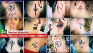 Neck tattoo (20+) | Trending neck tattoos for Men | tattoo behind the EAR for Guys | tattoo