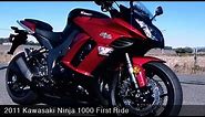 MotoUSA 2011 Kawasaki Ninja 1000 First Ride Video