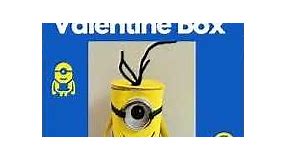 Minion Valentine's Gift Box DIY | #shorts #recycle #handmade