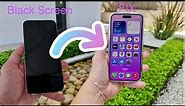 iPhone 14 - black screen - won’t power on - EASY FIX ! Here’s how