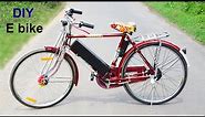 DIY High Speed Electric Bike with E-Bike Conversion Kit at Low Cost