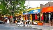 Exploring Downtown Saint Helena, California USA Walking Tour #sainthelena #sthelena #california