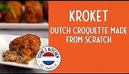 How to make Kroket: Dutch Beef Croquette from scratch