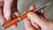DIY: Handmade Wooden (Padouk) Fountain Pen