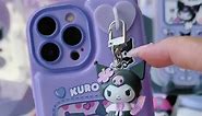 cutest kuromi themed iphone case @ivybycrafts 💖✨🎀 #pink #purple #kawaii #asmr #iphone #iphonecase #tech #gadget #kuromi #kuromicore #fypシ