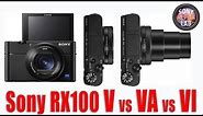Sony RX100 V vs RX100 VA vs RX100 VI - Quick Version!!