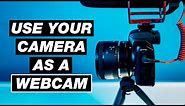 🔴 How to Use Your DSLR as a WEBCAM! Canon EOS Webcam Utility (Free Software)