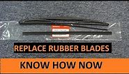 How to Replace Wiper Blade Refills - Inserts