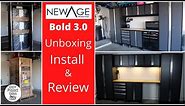 NewAge Products Bold 3.0 Garage Storage Cabinets Complete Unboxing, Installation and Review