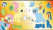 Play Dress up MLP with Rainbow Dash and Fluttershy for Wonderbolts Cartoons