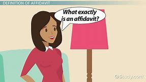 How to Write an Affidavit: Format, Template & Sample