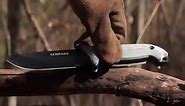 Schrade SCHF51M Frontier 10.9in Steel Full Tang Fixed Blade Knife with 5.1in Drop Point Blade and Micarta Handle for Outdoor Survival, Camping and EDC