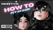 HOW TO ADD HAIR IN BLENDER!! VRChat Tutorial