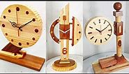 Top 3 Most Stylish DIY Wooden Desk Clocks • Homemade Desktop Clock