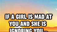 If a girl is mad at you and she is ignoring you….#shorts #deepquote #quotes #quote #lifequote #womanquote #selfcare #moodquote #goodvibes #selflove #happyquote #positivevibes #lovequote #bigfacts #sweetquote #cutequote #girlquote #truthbetold #imgood #thatpart #love #beautifulquote #accuracy #straightlikethat #ifeltthat #memesdaily #dailymemes #twistedquote #deepquotes #litty #bossesofquotes | Love is Pain