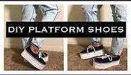 DIY: Platform Shoes | Photoshoot Hacks | Fashion Designer | Time Lapse