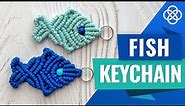 Macrame Fish Keychain | Macrame Animals | Macrame Fish Tutorial