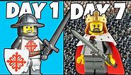 I built a LEGO Medieval Army in 7 Days...