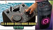 LG x-boom ok55 home audio system