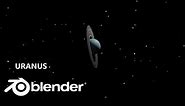 Uranus in Blender