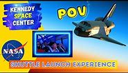 POV Shuttle Launch Ride - Kennedy Space Center Florida - Space Shuttle Simulator