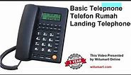 Home Telephone l Single Line Phone | Caller ID Telephone l Telefon Telekom – Warranty 1 Year