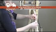 Tying Matchless Spinning Wheel Drive Bands