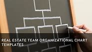 Real Estate Team Organizational Chart Templates