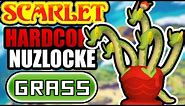 Pokémon Scarlet Hardcore Nuzlocke - Grass Types Only! (No items, No overleveling)