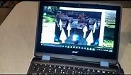 Review of Walmart's Acer Sky Blue 11.6" R11 R3-131T-C1YF Convertible Laptop