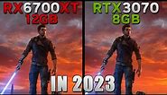 RX 6700 XT 12GB vs RTX 3070 8GB - Tested in 12 games