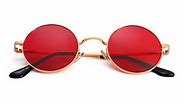 John Lennon Style Small Round Polarized Sunglasses