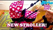 New i'coo Doll Stroller from Costco! With Baby Born Emma!💖 - Aloha Baby Alive Unpacking & Review!