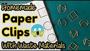 Diy Paper Clips -How to make Paper Clips at home/Homemade paper clips/Diy Paper Clips making at home