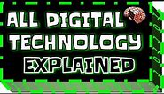 Digital Technology, Explained Visually for beginners, including Hardware, Software, Networks, Apps