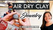 DIY JEWELLERY MAKING CLAY at HOME - air dry clay jewelry
