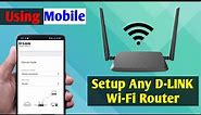 Dlink WiFi Router Setup With Phone | Setup D-Link Wi-Fi Router DIR 615 | WiFi Router Setting