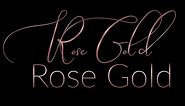 Rose Gold Font Effects {{{ Easy Text Effect in PowerPoint }}}