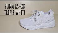 THE BEST ALL WHITE SHOE??? Puma RS XK Triple White Unboxing and On Foot Review | Detailed Look