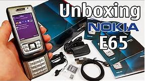 Nokia E65 Unboxing 4K with all original accessories RM-208 Eseries review
