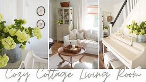 Cottage Farmhouse Living Room Tour | Home Decorating Ideas
