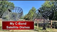 The C Band Satellite Dishes I use for Free Satellite TV