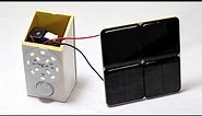 How to make Solar Panel power Led Light at home diy project