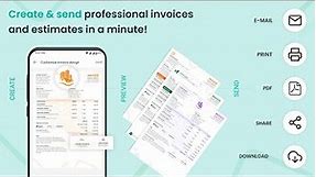 The Easy & Reliable Estimate and Invoice Maker App - Atom Invoice
