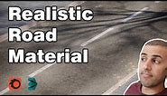 How to create Realistic Road Material (NO need for Unwrap!)