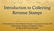 Introduction to Collecting Revenue Stamps