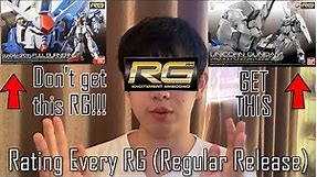 Rating Every RG (Real Grade) In One Video - Pt.1 Regular Release