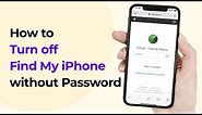 [2024 Solved] Remove Find My iPhone without any Password and Previous Owner