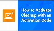 Avast Cleanup: How to Activate with an Activation Code