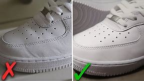 How To Get Creases Out Of Nike Air Force 1's (BEST WAY!!)